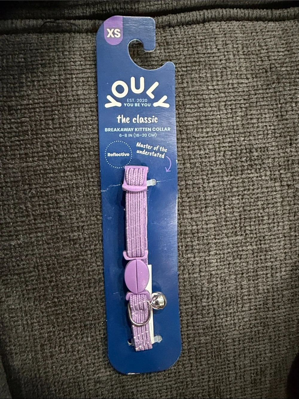 YOUL The Classic Breakaway Kitten Collar in Light Purple - XS